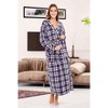 ADR Plush Fleece Women's Robe, Long Hooded Women's Bathrobe, Soft Cozy Women's Bath Robe & Plus Sizes - 2 of 4