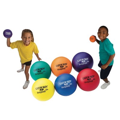 S&S Worldwide Gator Skin® Dodgeball Junior, 5" (Set of 6)