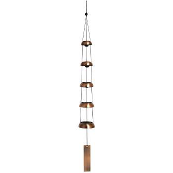 Woodstock Wind Chimes Signature Collection, Woodstock Temple Bells, Quintet, 32'' Wind Bell