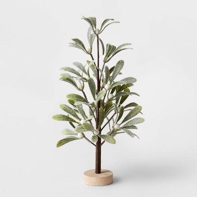 12" Mistletoe with Berries Artificial Tree - Wondershop™