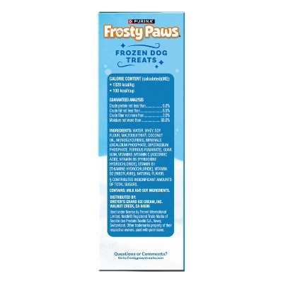 Frosty Paws Vanilla Frozen Dairy Desserts - 10lbs/4ct
