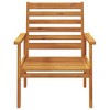 vidaXL Patio Sofa Chair Set - 2pcs Solid Acacia Wood for Garden, Balcony, Patio - Comfortable Seating with Armrests and Backrest - 4 of 4