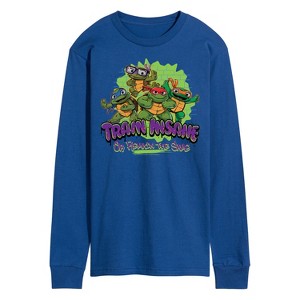Men's - Teenage Mutant Ninja Turtles Mutant Mayhem - Train Insane Long Sleeve Graphic T-Shirt - 1 of 3