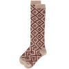 Memoi Women's Open Crochet Diamond Pattern Chunky Knee High Sock - 3 of 4