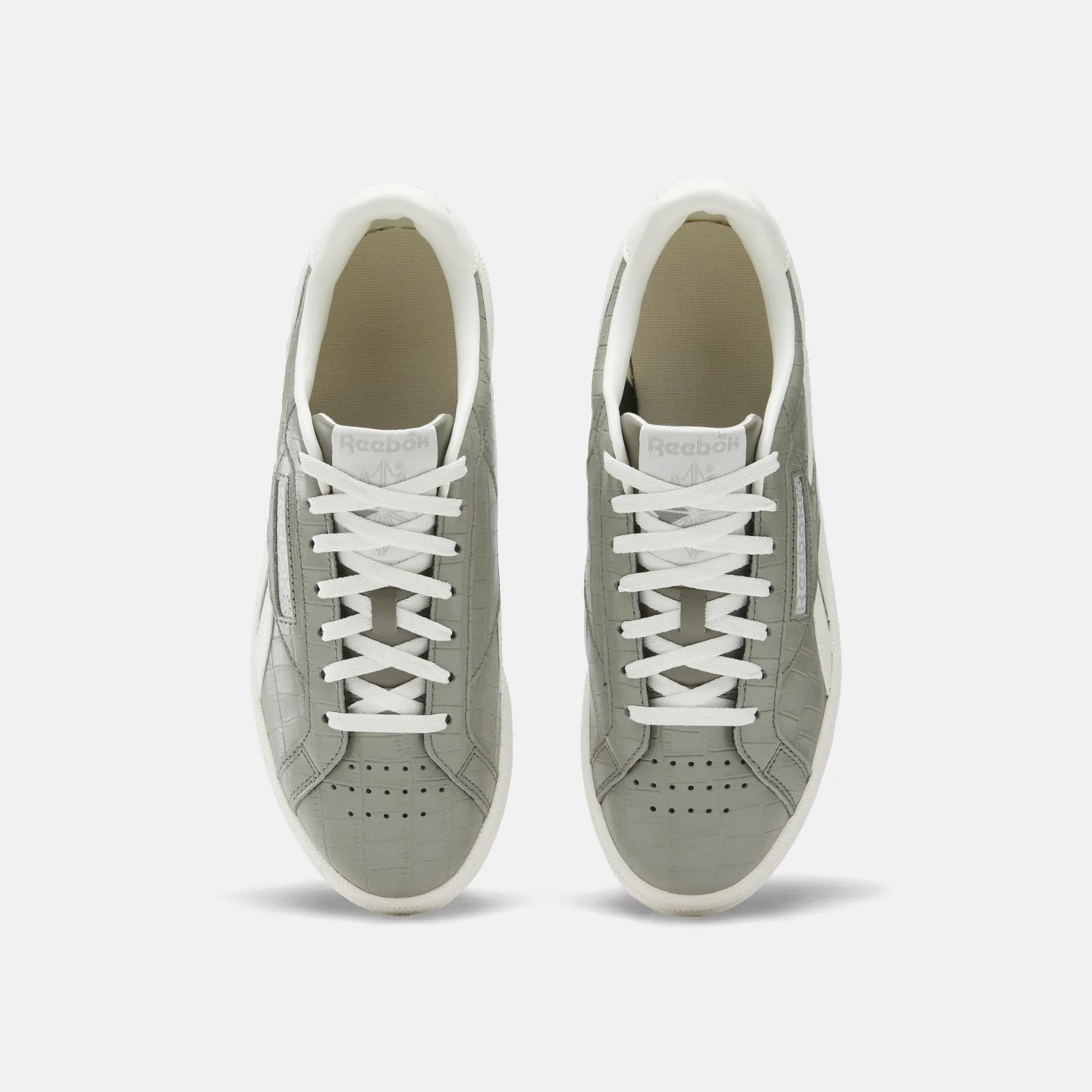Женские кроссовки Reebok Club C Grounds UK Shoes Size 9 Still Grey/Chalk/Escape Grey, цвет: Серый — фото 2