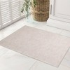 Modern Solid Area Rug Washable Rug Stain Resistant Non-Slip Rug for Living Room Bedroom - 2 of 4