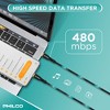 PHILCO 20W USB C to C Cable, 4Ft Length, Fast Charging, High-Speed Data Transfer, Durable and Tangle-Free - 4 of 4