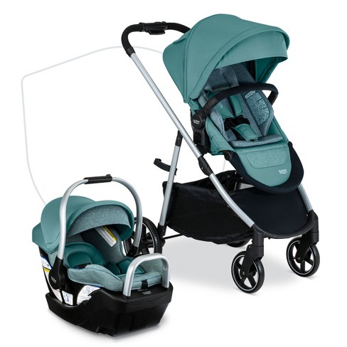 Britax Willow Grove Sc Baby Travel System Pindot Jade Target