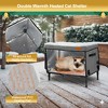 Gimars Indestructible Heated Cat Houses for Outdoor Cats - 2 of 4