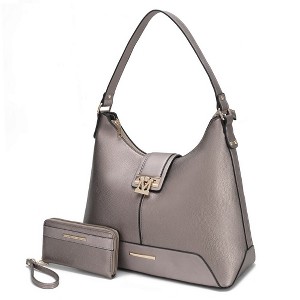 MKF Collection Graciela vegan Leather Women's Hobo Bag and Wallet by Mia K - 1 of 4