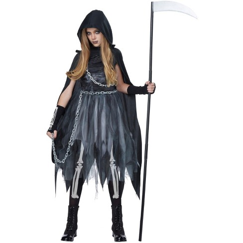 California Costumes Reaper Girl Child Costume, Medium : Target