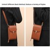 FATMOON Crossbody Purse for Women, Mini Soft Real Leather Handbags Purses Sling Cowhide Shoulder Bag Adjustable Shoulder Strap - 2 of 4