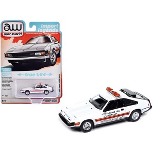 1983 Toyota Celica Supra "Toyota Grand Prix of Long Beach Official Pace Car" White 1/64 Diecast Model Car by Auto World - 1 of 4