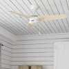 Hunter Fan 44" Cassius Damp Rated Ceiling Fan and Pull Chain Fresh White - 2 of 4