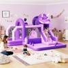 Dinosaur Inflatable Bounce House with Slide & Ball Pit, Kids Bouncy Castle with Blower, Climbing Wall and Obstacles for Indoor Outdoor Play - 2 of 4