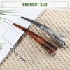 Unique Bargains Women's Metal Long Duckbill Hair Clips Amber Gray 5.31"x0.83"x1.18" 2 Pcs - 4 of 4