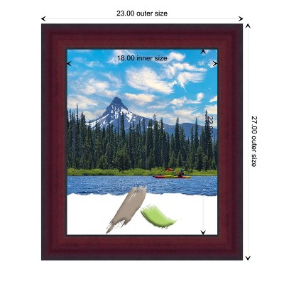 Classic Black and Cherry Wood Wall Picture Frame