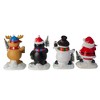 Northlight Set of 4 Santa, Snowman, Penguin and Reindeer Christmas Stocking Holders 5.75" - 4 of 4