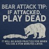 Bear Attack Tip Adult Hoodie Funny Camping Hiking Outdoor Adventure Hooded Sweatshirt - Crazy Dog Hoodie - 2 of 4