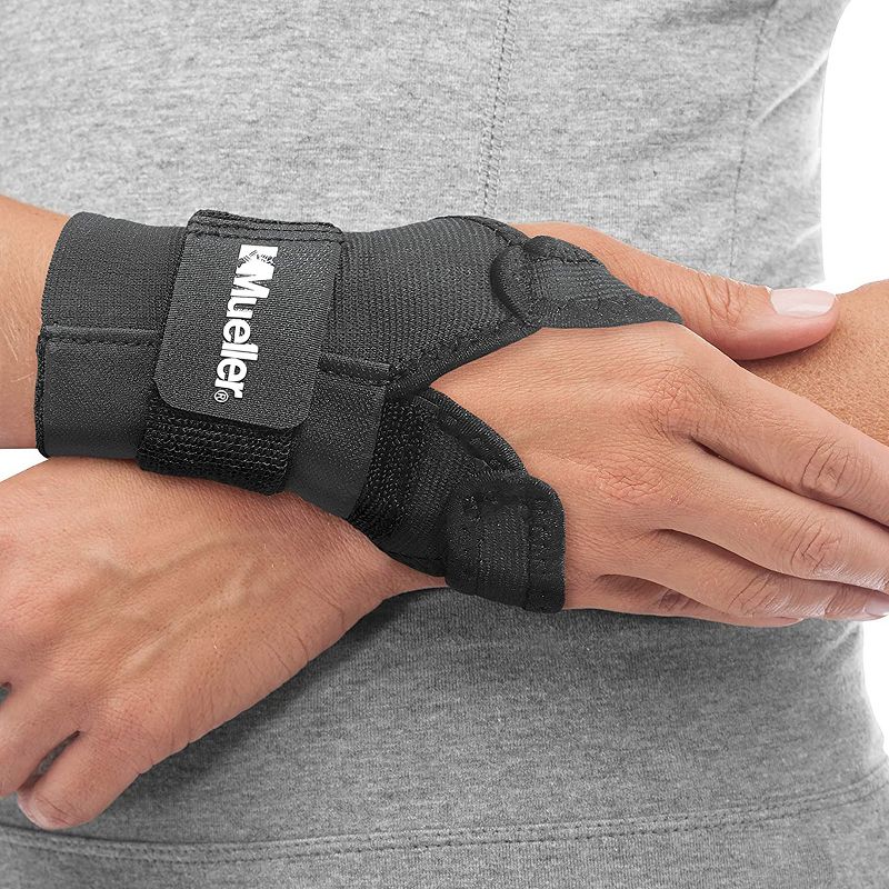 Mueller Adjustable Wrist Brace with Splint - Black, 2 of 3