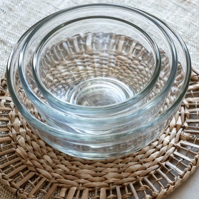 Libbey Baker's Basics 3 Piece Glass Mixing Bowl Set, Multi Size - Thumbnail 5