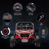 24V 2-Seater Kids Ride-On UTV Truck with Remote Control, 4WD Electric Truck Toy Car with Music, LED Lights,Battery Powered Toy for Boys & Girls - 4 of 4