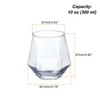 Unique Bargains Diamond Stemless Design Whiskey Glasses Drinkware - 2 of 4