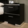 NicBex 23.25 Inch Nightstand with 2 Drawers,Bedside Tables with USB Charger for Bedroom,Living Room - 2 of 4