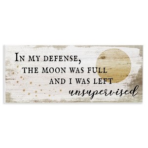 Stupell Industries Sassy Full Moon Halloween Wall Plaque Art - 1 of 4