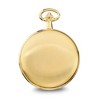 Black Bow Jewelry Charles Hubert Satin Gold Tone Finish White Dial Pocket Watch 50mm - 2 of 4