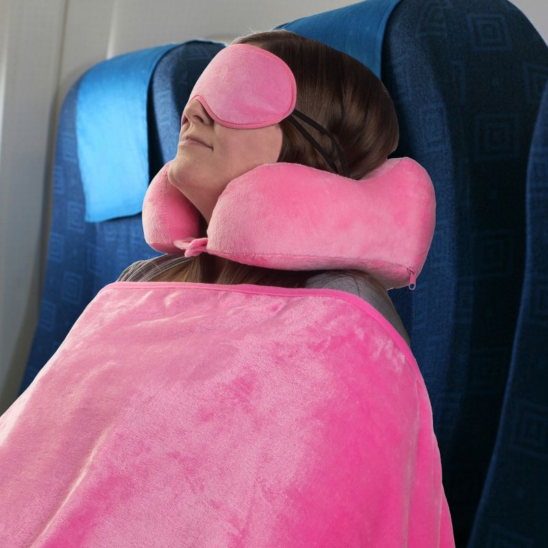 Home-Complete Travel Neck Pillow Set, 5 of 8