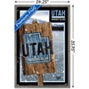 Trends International NHL Utah Hockey Club - Logo 24 Framed Wall Poster Prints - 3 of 4