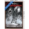 Trends International WNBA Las Vegas Aces - 2025 WNBA Finals Team Logo Framed Wall Poster Prints - 3 of 4