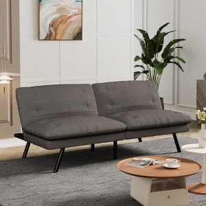 Vipbear 70 In Convertible Futon Sofa Bed,Armless Memory Foam Futon Sleeper Sofa Detachable Loveseat Comfy Couch Bed for Small Compact Living Spaces - 1 of 4