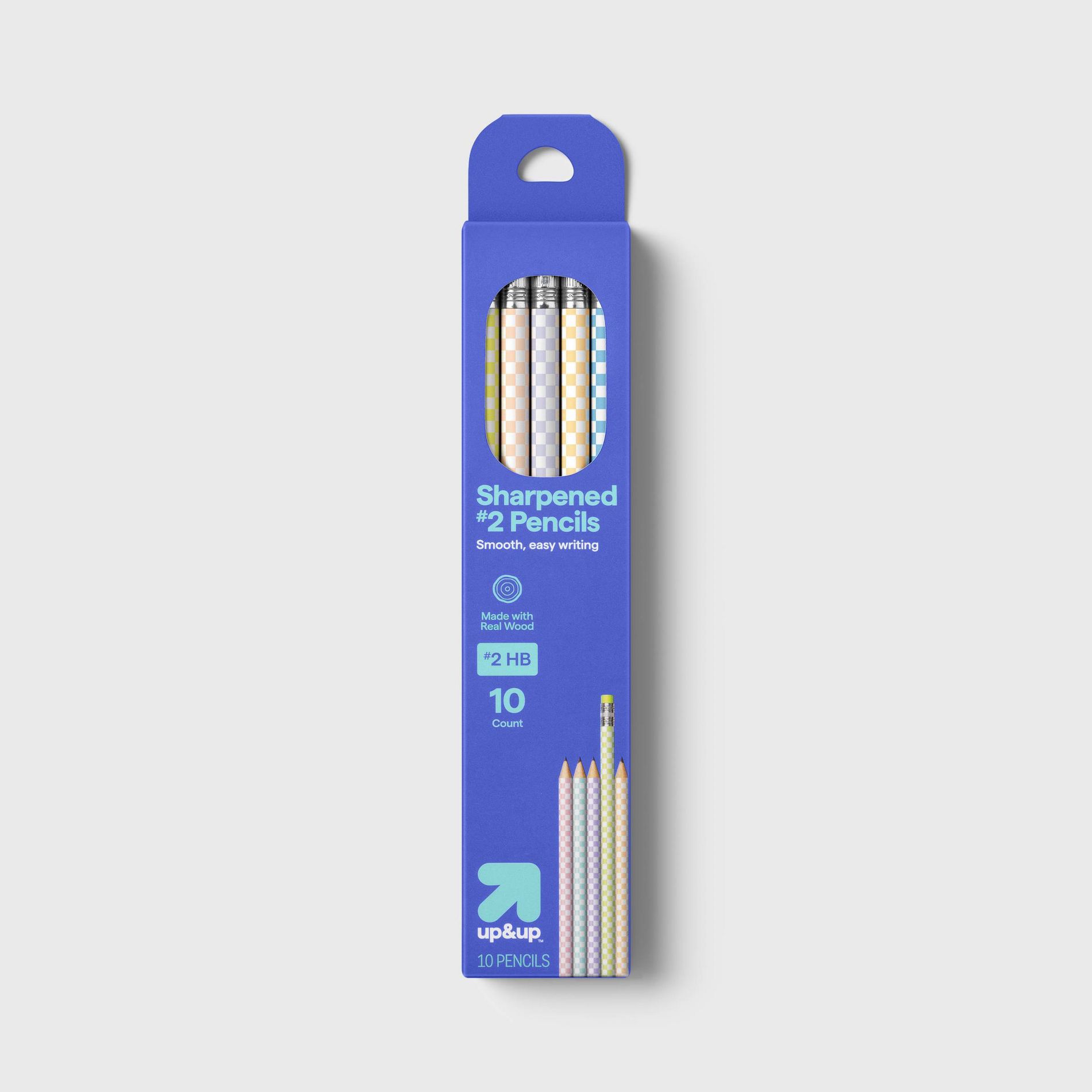10pk No. 2 Fashion Writing Wood Cased Pencils - up&up™