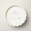 5-Wick Rustic Ceramic Salt Scalloped Jar Candle Cream 32oz - Hearth & Hand™ with Magnolia: Farmhouse Decor, Sea Salt Scent - 3 of 3