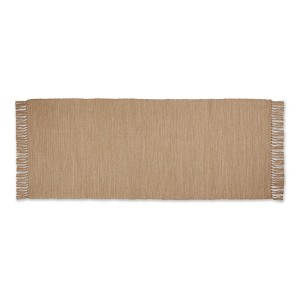 Design Imports Classic Ribbed Fringe - Stone - 2 Ft 6 In X 6 Ft - 1 of 4