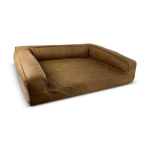 Dog hotsell leather bed