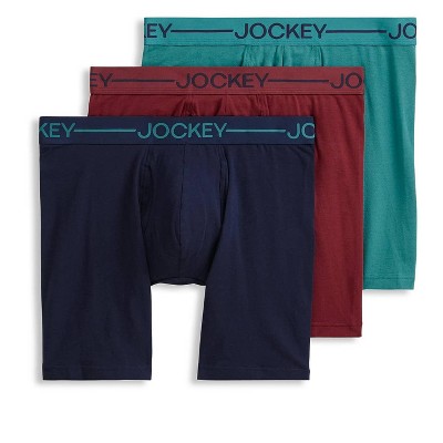 Jockey Men's Organic Cotton Stretch 4 Boxer 