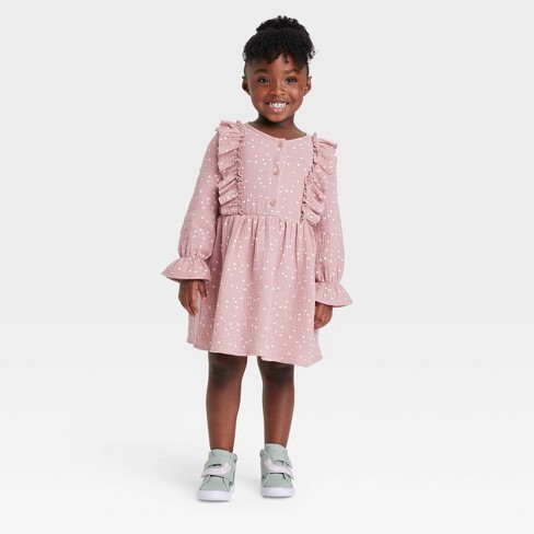 Girls' Short Sleeve Gauze Dress - Cat & Jack™ : Target