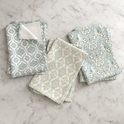 Patina Vie Charming Floral Cotton Kitchen Towels