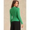 INSPIRE CHIC Women's Turndown Collar V Neck Sweater Top - image 4 of 4