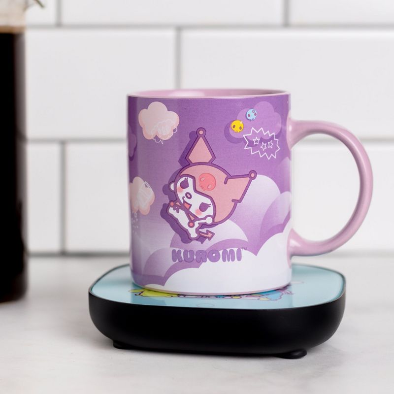Uncanny Brands Kuromi Coffee Mug with Electric Mug Warmer, 5 of 6