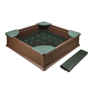 Badger Basket Woodland 2-in-1 Sandbox and Garden Planter - Brown - 1 of 4