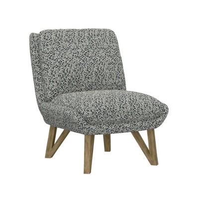 NicBex Polyester Accent Chair,Upholstered Living Room Chairs with Mid-Height Backrest,Modern Armless Chair,Accent Chairs for Living Room