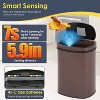 FDW Kitchen Trash Can with Lid, 13 Gallon Automatic Garbage Can for Bathroom Bedroom Home Office 50 Liter Touch Free Stainless Steel Waste Bin - 3 of 4