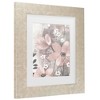 Trademark Fine Art - Silvia Vassileva Floral Symphony Blush Gray Crop I Matted Framed Art - 3 of 4