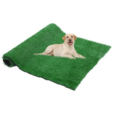 FUFU&GAGA 9.8FT×6.6FT Artificial Grass Turf for Dogs,Fireproof Artificial Lawn Carpet,Low - Maintenance,for Balcony,Playroom,Kids Room,Garden