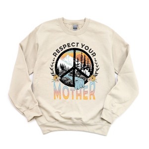 Simply Sage Market Women's Respect Your Mother Gildan Sweatshirt - 1 of 2