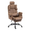 Massage Office Chair for Back Pain Relief, 155° Reclining Comfy Chair with Footrest - 2 of 4